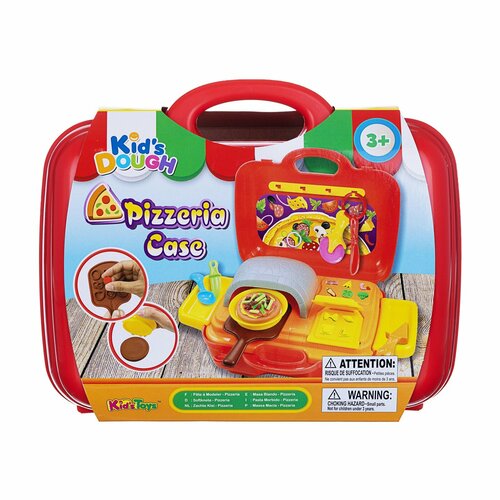 Набор теста для лепки с аксессуарами Пиццерия в чемодане Kid's Toys