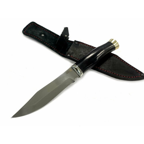Военный нож Смерч, 95Х18, черный граб