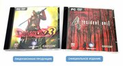 Видеоигры. Resident Evil 4 / Devil May Cry 3. Dantes Awakening (2 Jewel, для Windows PC, русские титры) экшен, ужасы, приключения, 16+ / 1 игрок, 2 отдельных бокса