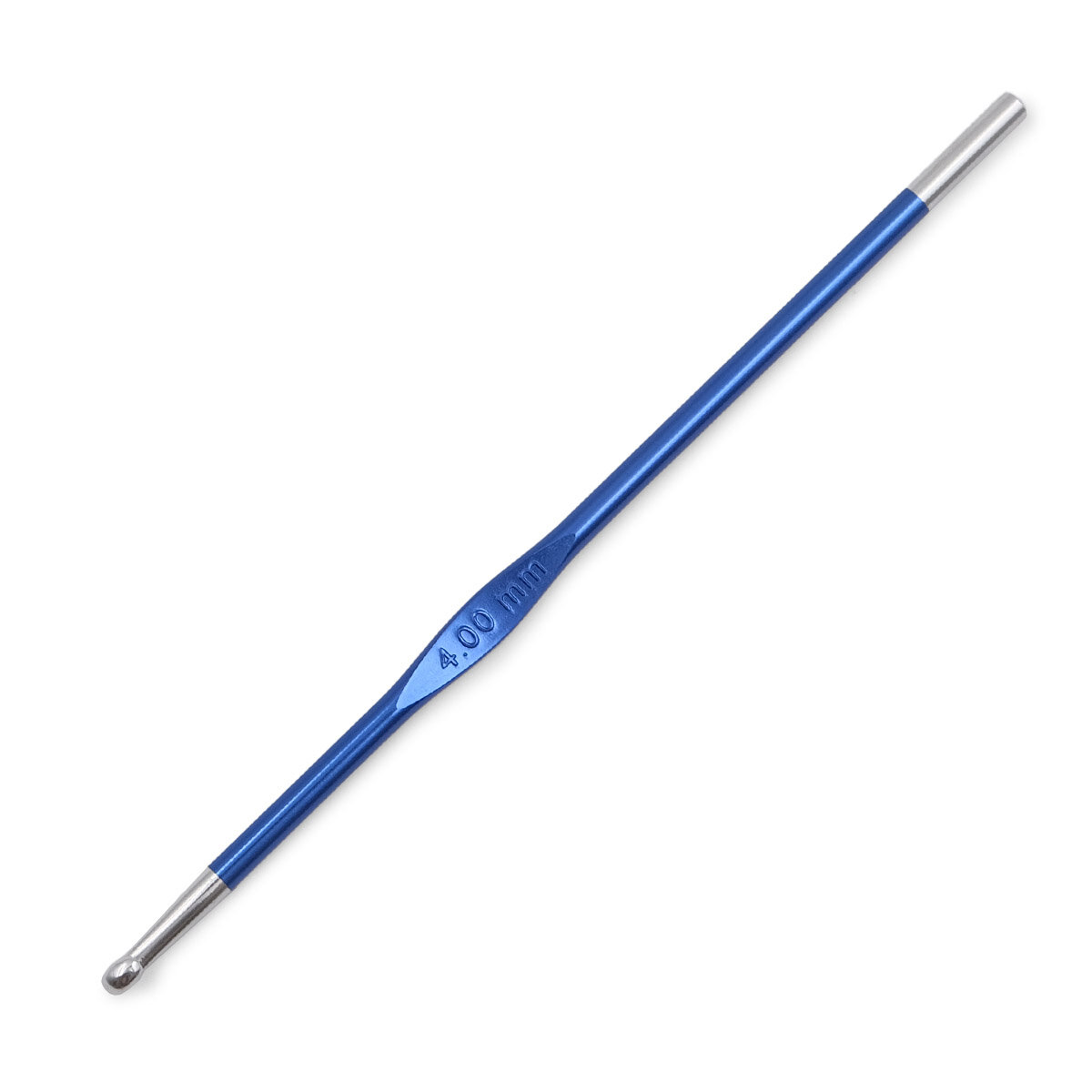 Крючок для вязания Zing 4мм, алюминий, сапфир (темно-синий), KnitPro