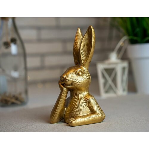 Декоративная фигурка вдохновенный кролик, полистоун, 17 см, Breitner 22-903