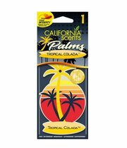 Набор из 3 штук Ароматизатор подвесной California Scents пальмы Тропический коктейль