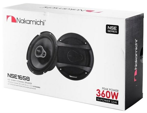 Колонки автомобильные NAKAMICHI NSE-1658, 16 см (6.5 дюйм.), комплект 2 шт. [nak-nse-1658] - фото №18