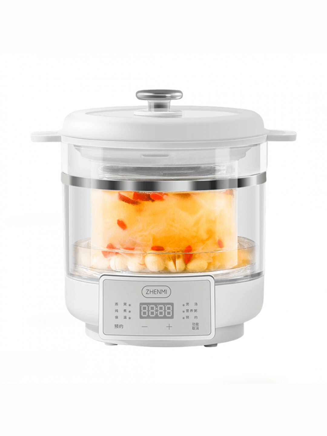 Многофункциональная электрическая кастрюля Xiaomi Zhenmi Visual Water-Proof Stew Pot 3L D6 (ZMDZ-006)