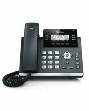 IP-телефон Yealink SIP-T41P, 6 SIP акканта, монохромный 2,7 дюйма дисплей 192х64 с подсветкой, конференция на 3 абонента