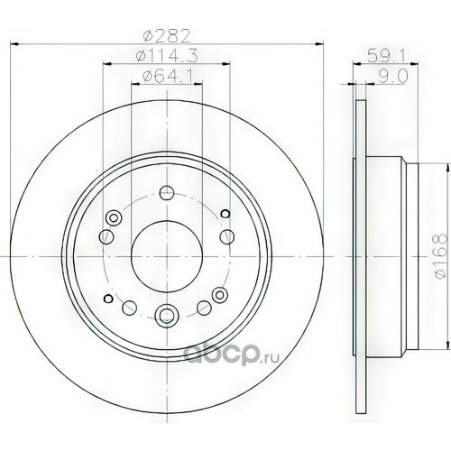 Тормозной диск PRO Комплект из 2 шт 13321₽