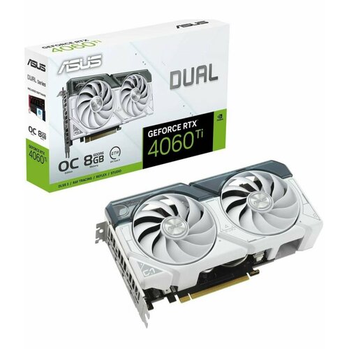 Видеокарта Asus DUAL RTX4060 TI 8GB WHITE 90YV0J42-M0NA00 6895900₽