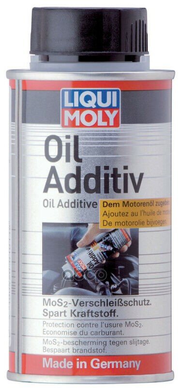 Присадка Антифрикционная С Дисульфидом Молибдена В Моторное Масло Oil Additiv 125Мл LIQUI MOLY арт. 1011