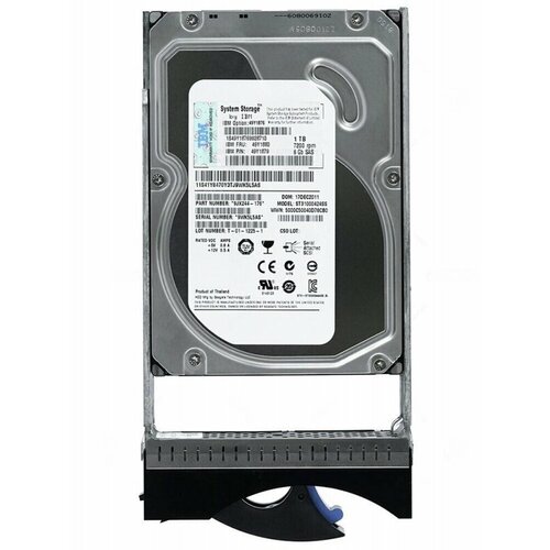 Жесткий диск IBM 1TB 35in 72K 6Gb SAS 49Y1880 24909₽