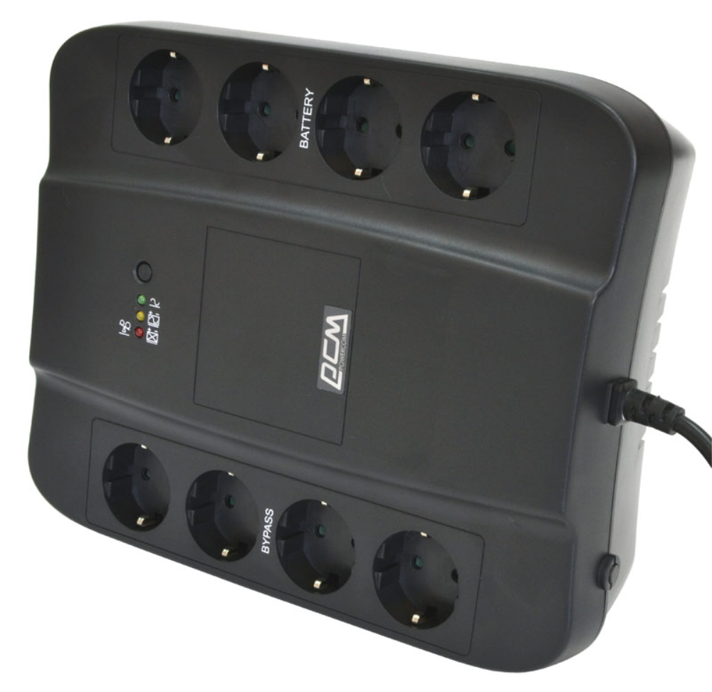 Резервный ИБП Powercom SPIDER SPD-1000N черный 550 Вт - фото №5