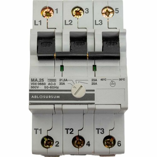 Автоматический выключатель защиты электродвигателей ABL MA25 4149₽