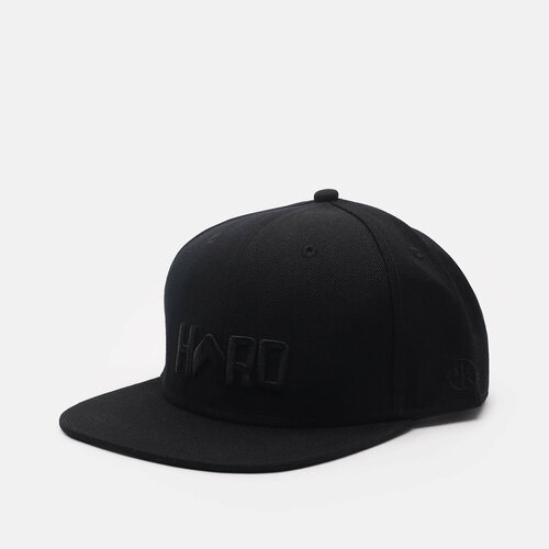 фото Шапка hard logo snapback, размер os, черный