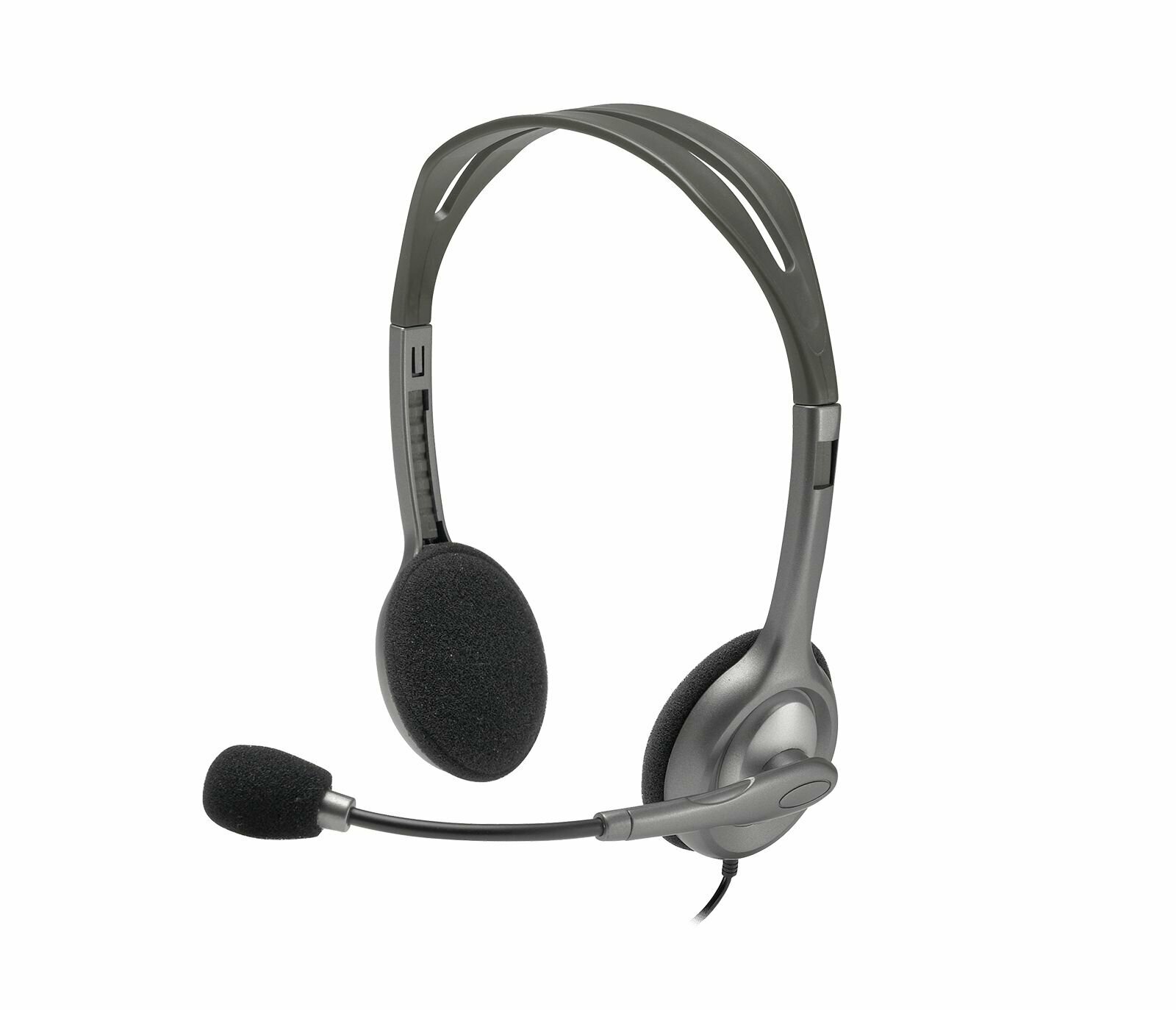 Гарнитура проводная LOGITECH Headset H110 Gray (981-000472)