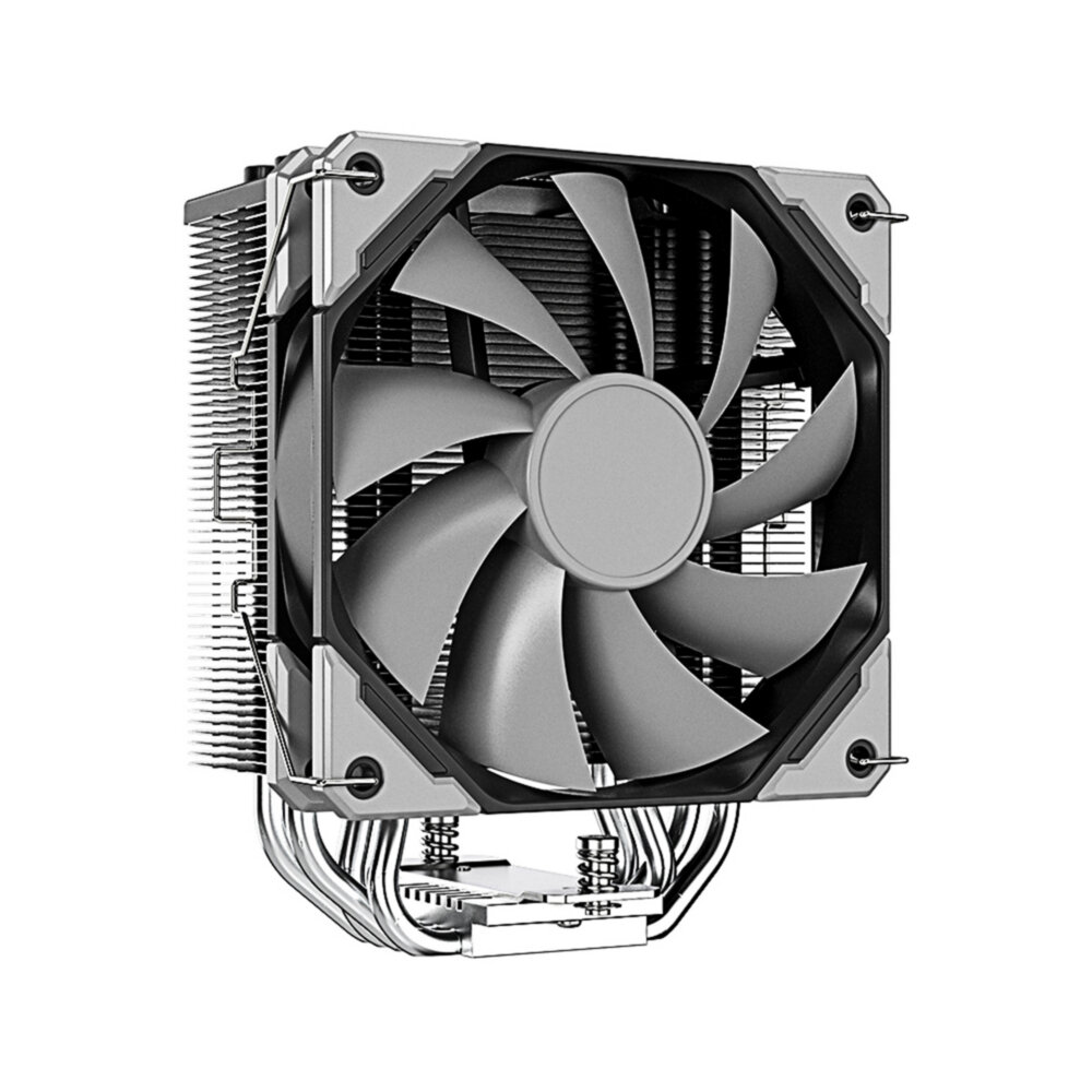 Вентилятор для процессора ID-COOLING SE-214-XT BASIC (180W, 4пин PWM, 1700/1200/115x/AM4/AM5, 35.2 дБ, 500-900 об/мин, Al+тепл. трубки)