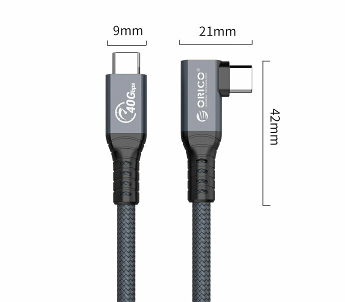 Кабель интерфейсный Orico USB Type-C(m)/Type-A(f), USB3.1 Gen2, 10 Гбит/с, 60 Вт, 0,3 м, черный - фото №6