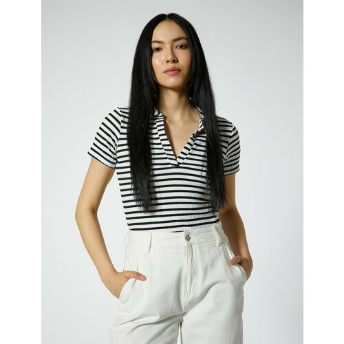 фото Футболка koton, размер xl, черный