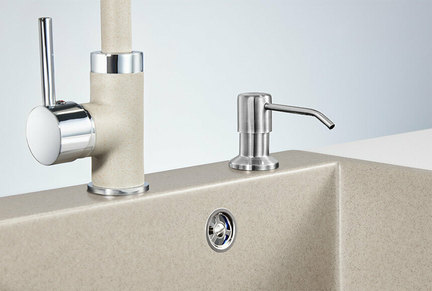 фото Дозатор Granula GR-1403 нержавеющая сталь под жидкое мыло