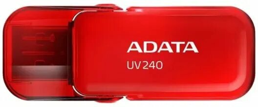 USB Flash накопитель 64Gb ADATA UV240 Red (AUV240-64G-RRD)