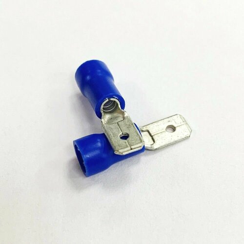 Клемма плоская изолир. - Штекер (папа) 4.8мм 1.5-2.5кв. мм VD2-4.8M8 (РПИ-П), SGE (100шт)