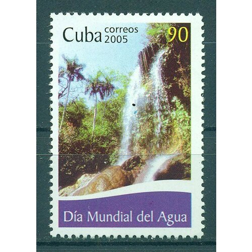 Почтовые марки Куба 2005г. Всемирный день воды Природа, Водопады, Вода, Водоемы MNH
