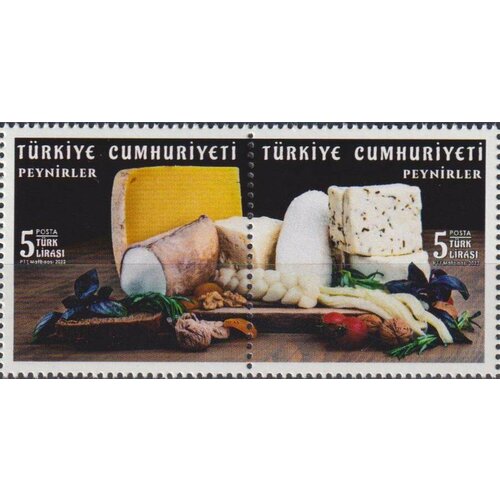 Почтовые марки Турция 2022г. Сыр Еда MNH почтовые марки турция 2015г местные блюда еда mnh