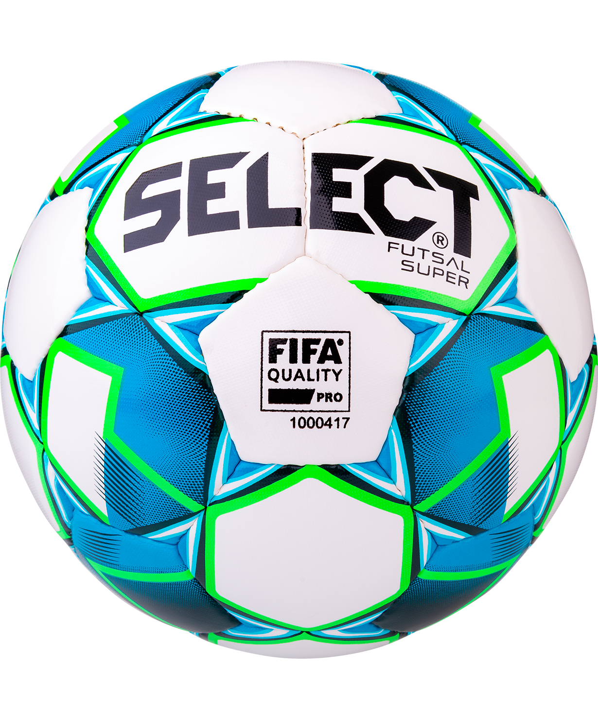 Футбольный мяч Select Futsal Super FIFA 850308 4 белый/синий/зеленый