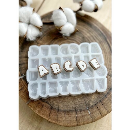 Силиконовый молд Алфавит буквы английские