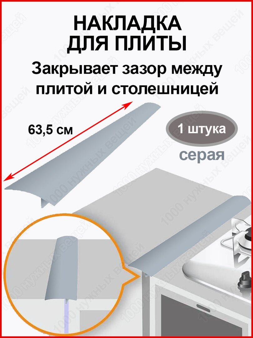 Защитная накладка на плиту столешницу /Защитный экран для плиты / Защита зазоров стыков