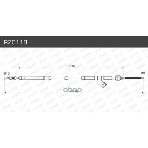 Тросы Стояночного Тормоза, Шт RENZO арт. RZC118