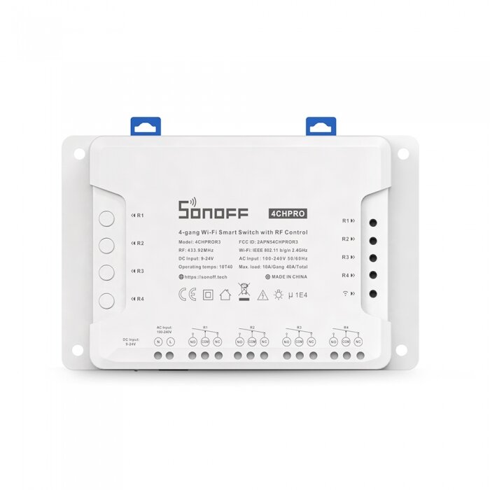 Умный Wi-Fi выключатель Sonoff 4CH Pro R3