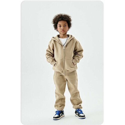 фото Толстовка , размер 130, бежевый tilani