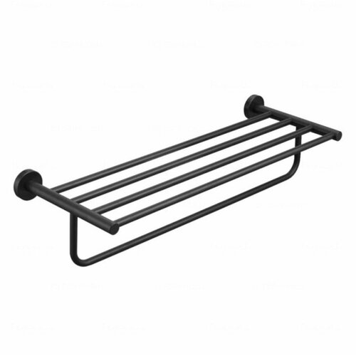 Полка для полотенец в ванную комнату Feramolli BL311, черный матовый