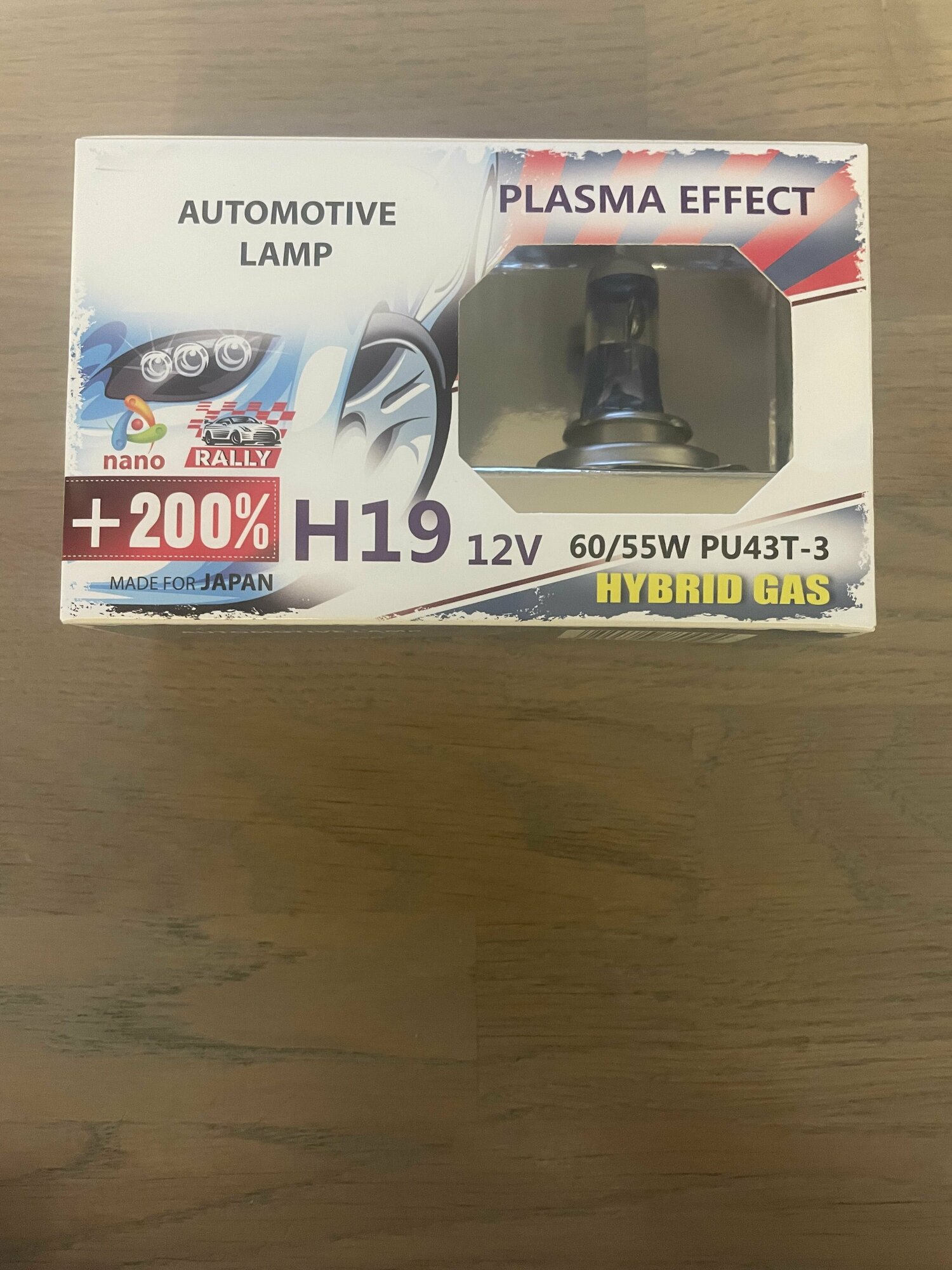 Галогеновая лампа Mitsumoro H19 12V 60/55W PU43T-3 +200% PLASMA EFFECT