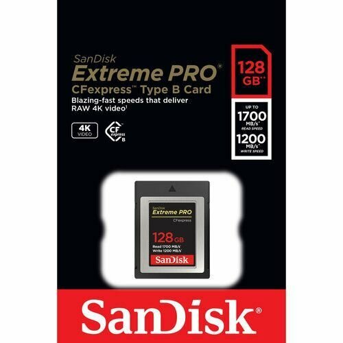 Карта памяти SanDisk Extreme Pro CFexpress Type B SDCFE-256G-GN4NN 256GB - фото №5