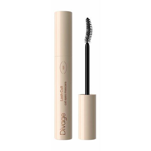 Удлиняющая и подкручивающая тушь для ресниц / Divage Lash Cult Mascara