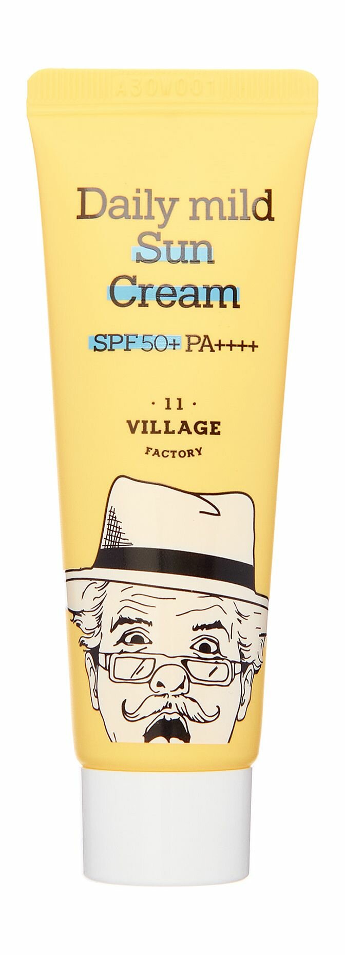 Солнцезащитный крем для лица с центеллой азиатской и ниацинамидом / Village 11 Factory Daily Mild Sun Cream SPF 50 Pa++++