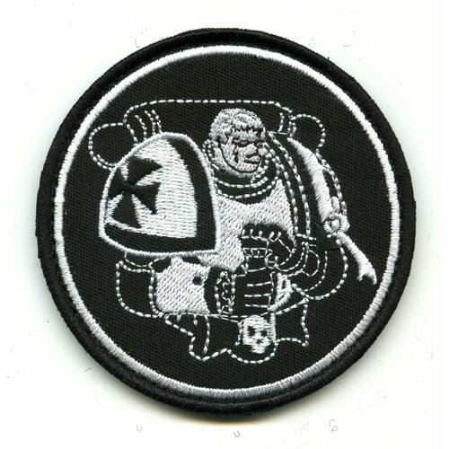 Нашивка на липучке Чёрный храмовник из мира Вархаммер