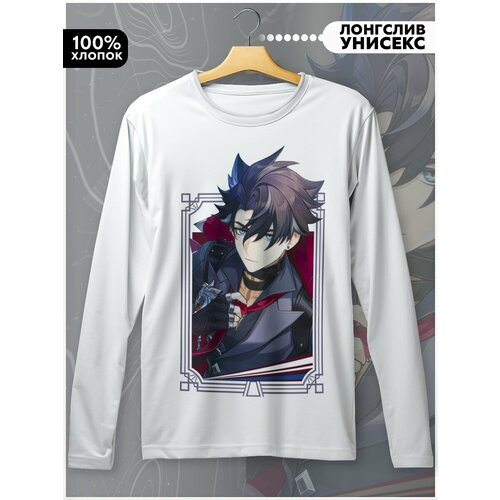 фото Лонгслив hypnotica, размер l, белый