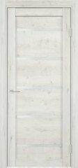 Дверное полотно остеклённое Бавария (15) 200x80 см ПВХ, санторини белый