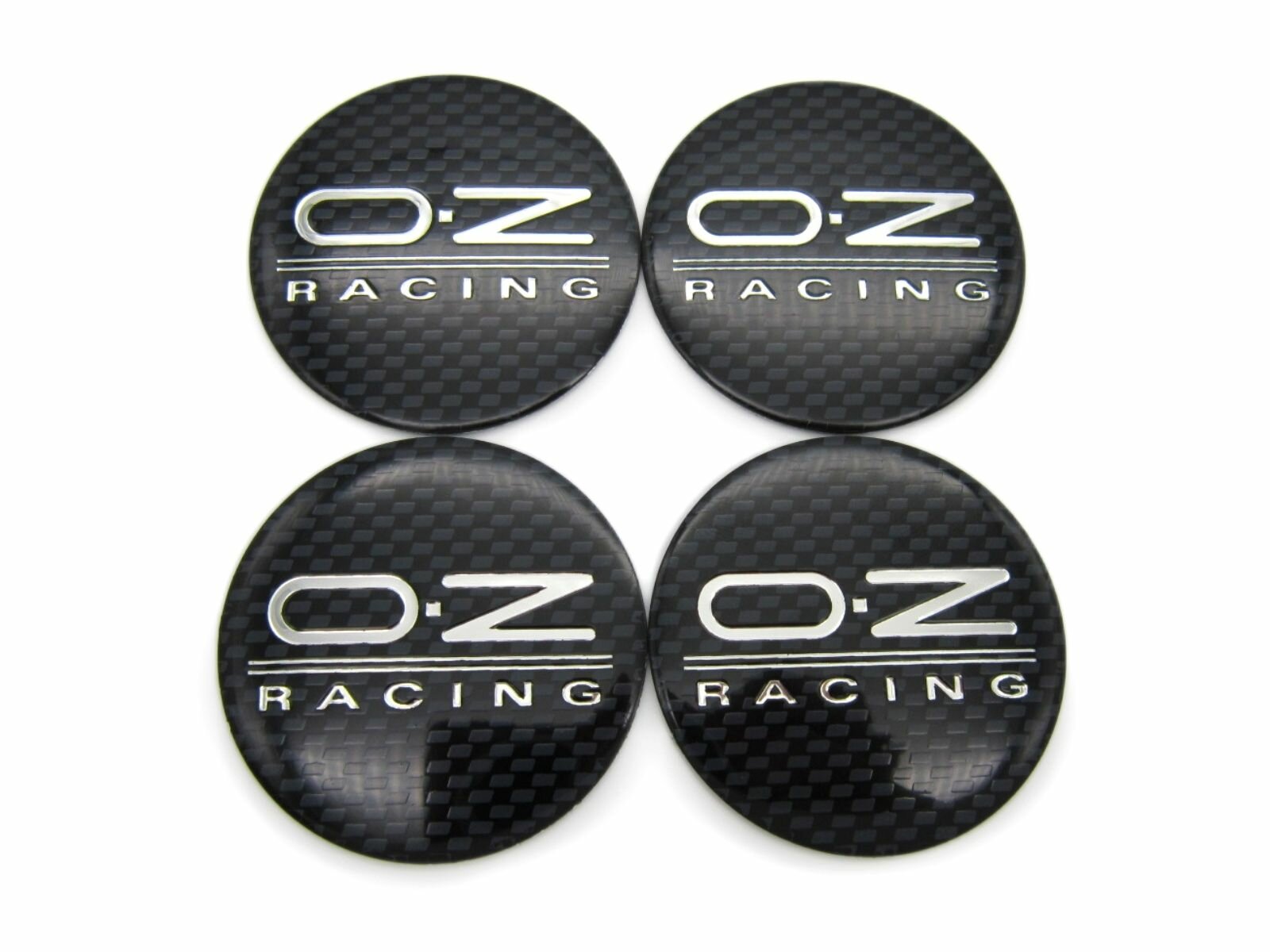 Наклейки на колесные диски OZ Racing carbon/chrome D-45 mm