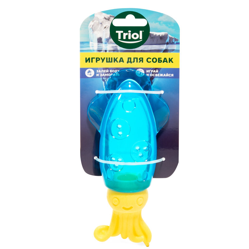 Triol игрушка из термопластичной резины охлаждающая Кальмар (17,5 см.) - фото №4