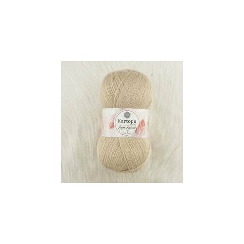 Пряжа Ангора натурал Картопу 100гр 550м20 шерсть80 акрилк855 295₽