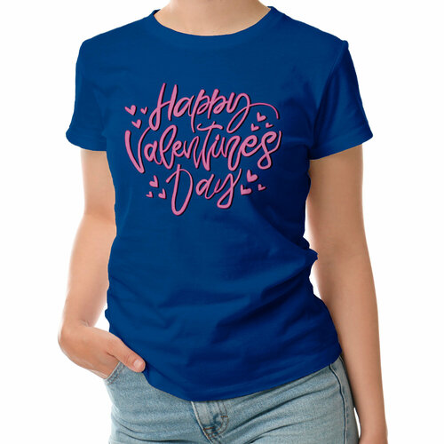 фото Футболка roly, размер l, синий