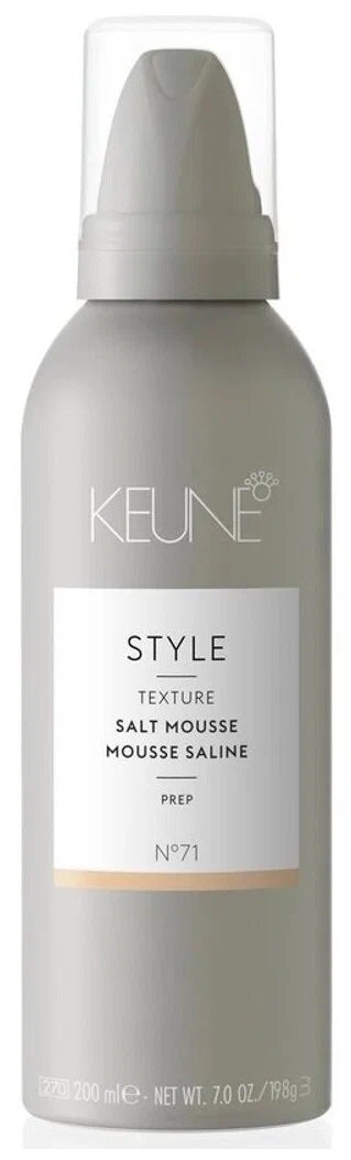 Keune Style Salt Mousse Стиль Мусс морская соль для волос 200 мл
