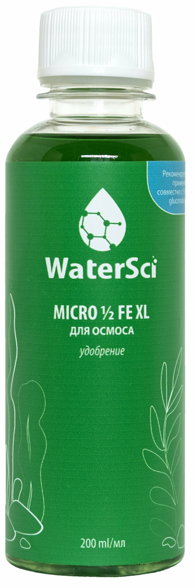 Микро для аквариума WaterSci. Micro 1/2 Fe XL, 200 мл