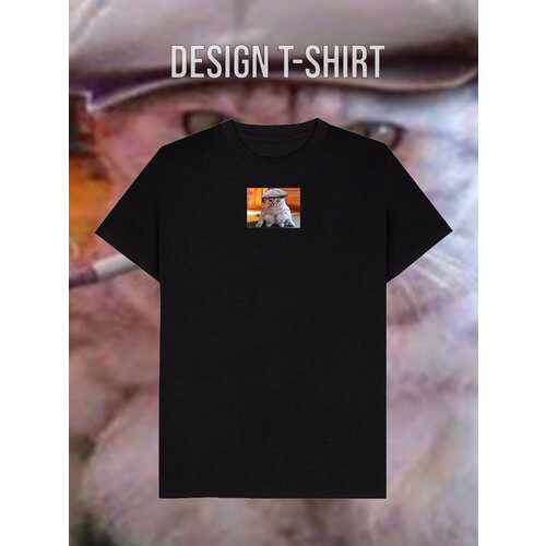 фото Футболка, размер 54, черный design t-shirt