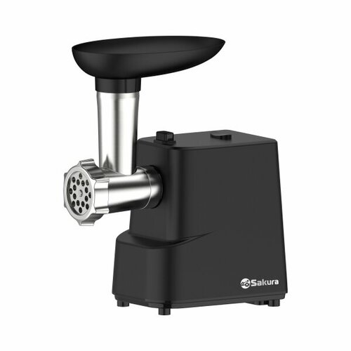 Мясорубка Sakura SA-6429BK реверс 1500Вт 2 комплекта насадок для кеббе для сосисок 378500₽