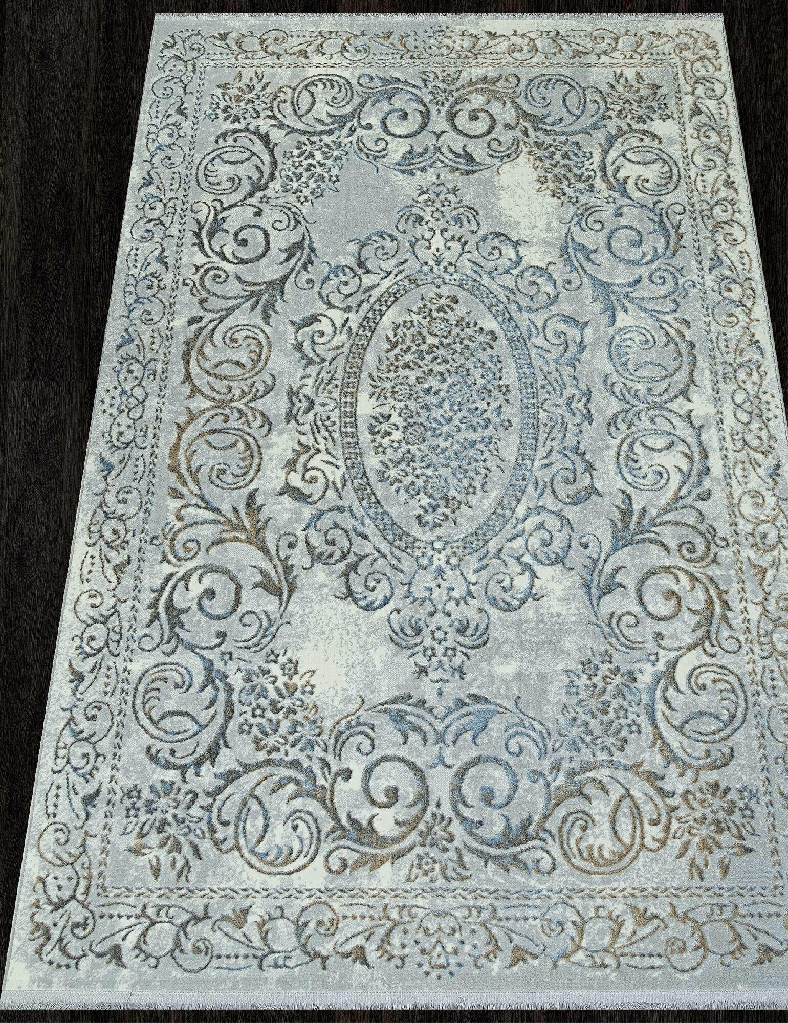 фото Ковер россия Ковер турецкий на пол в гостиную в спальню 100х200 см классический ворс 9 мм 387353