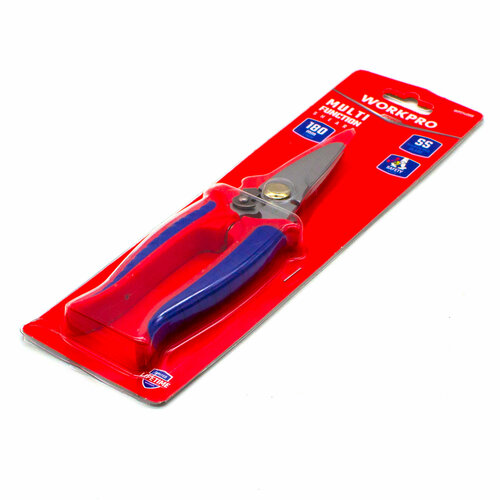 Ножницы мультифункционаяльные с фиксатором 180 мм нерж WORKPRO 1092₽