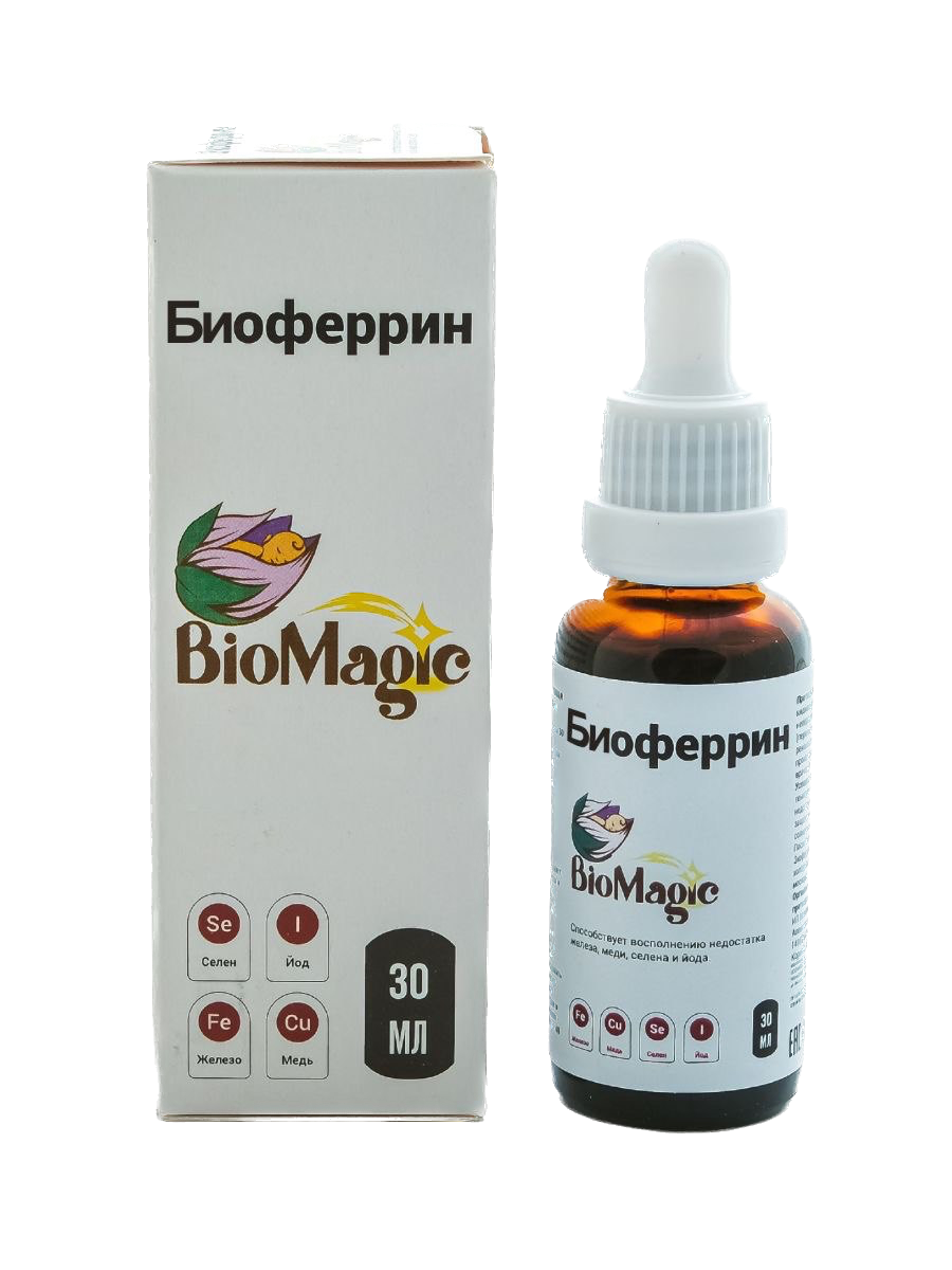 BioMagic, Биоферрин (комплекс микроэлементов), жидкость, 30 мл